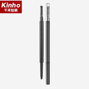 China Twist Up Empty Eyeliner Bottle 2 In 1 2.5g Eyebrow Pencil With Brush wholesale