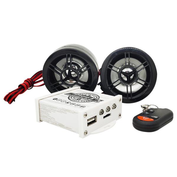 Quality Manual DC12V 20W Motorcycle MP3 Player With Speakers Morfayer for sale