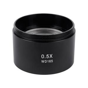 Auxiliary objective lens Barlow Lens for stereo microscope reduce magnification increase working distance