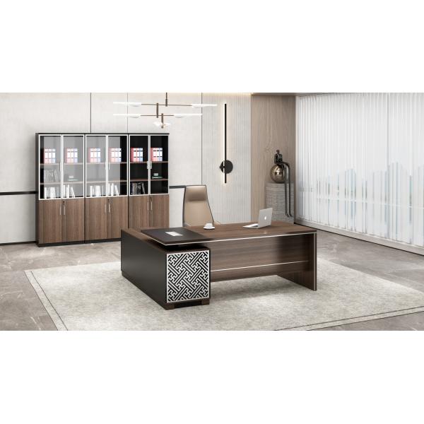 ISO9001 CEO Manager Executive Office Table E1 Level Melamine Board