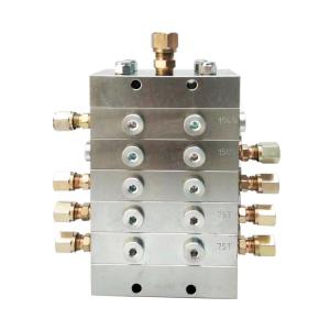 JPQ1(2) Chip progressive distribution valve Pressurized grease separator