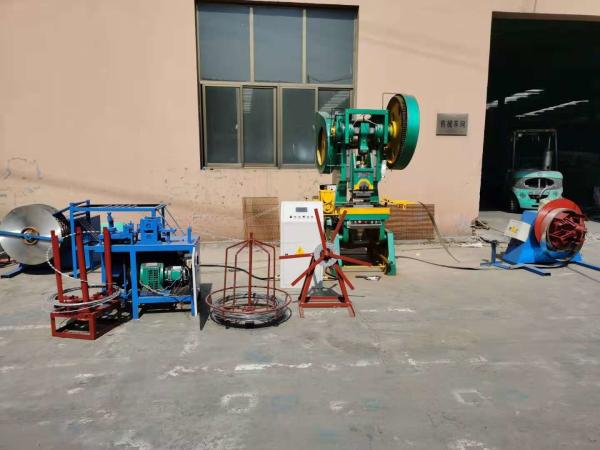 Quality Galvanized Coil Razor Blade Barbed Wire Making Machine for sale