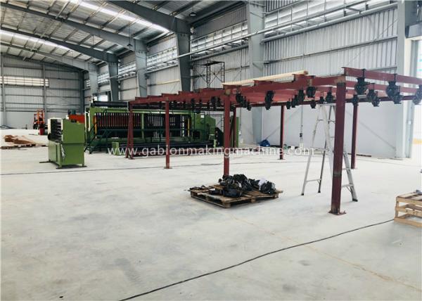 Quality Stone Cages Wire Mesh Knitting Machines , Double Twist Hexagonal Mesh Machine for sale