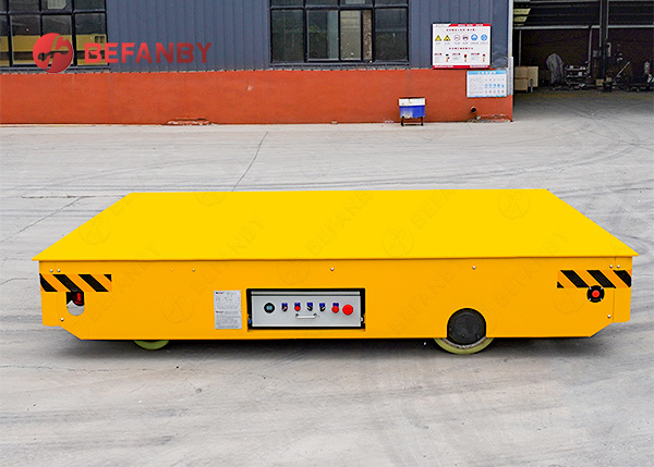 20 Ton Capacity Trackless Transfer Cart With PU Wheels
