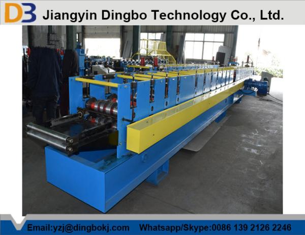 Quality 11Kw Rain Gutter Making Machine / Cold Roll Forming Machine High Speed for sale