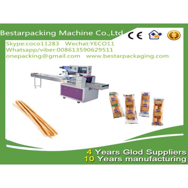 food flow pack machine for bread sticks,breadsticks,finger sticks ,Lance Bread Sticks pack machine