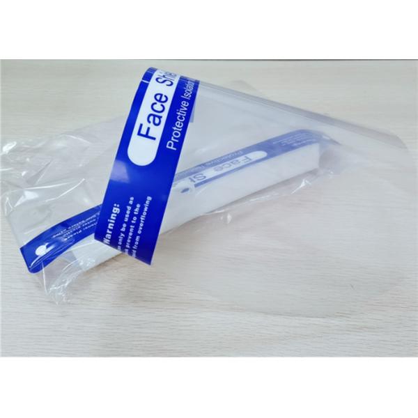 Windproof Disposable Face Shield , Safety Face Shield Transparent Color