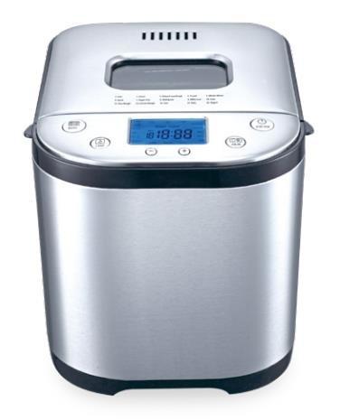 Quality Large LCD Display Smart Bread Maker With Removable Non - Stick Bowl 2 Liter for sale