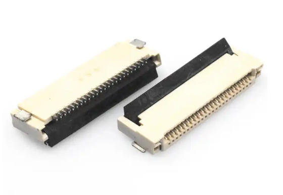 0.5mm Pitch Horizontal Back Flip-Lock ZIF Type PCB Header Connectors FPC / FFC Connectors
