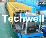 18 Groups Forming Roller Shutter Door Frame Forming Machine For Window / Door