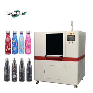 High Resolution Cylindrical Inkjet Printer Digital Customized Warnish Color