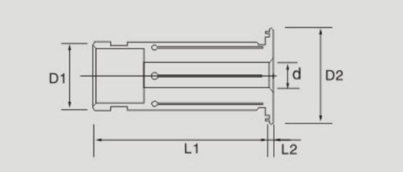 OHM20 - 8 Straght Shank CNC Collet Central Through Water For Hydraulic Holder