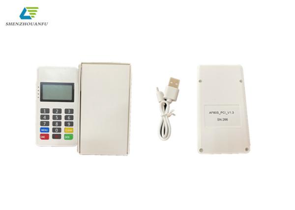 Quality Wi-Fi Connectivity Mini POS Terminal White Square Point Of Sale Terminal for sale