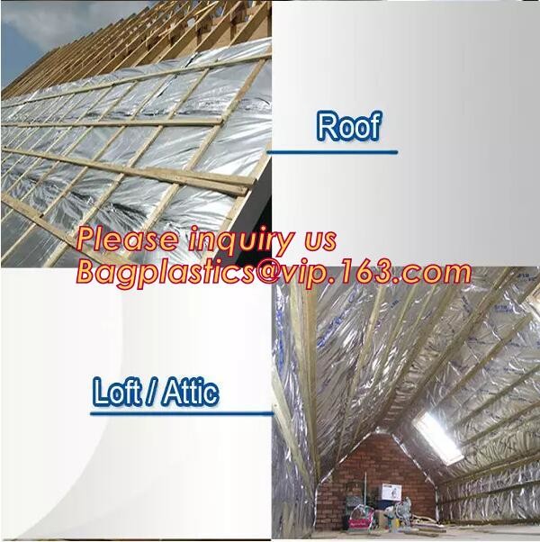 Fire-retardant Multi-Layer Thermal Reflective Attic Insulation,Multi layers aluminum foil insulations for roofing, wall