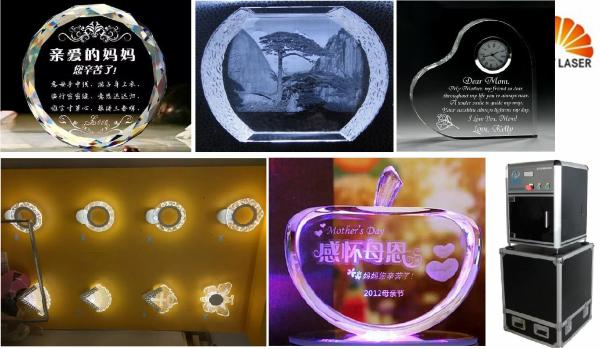 Quality 2D/ 3D Cristal Acrylic Subsurface Laser Engraving Machine(GW-A02C) for sale