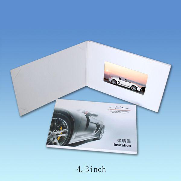 Quality 10 Inch Video Birthday Cards Motion Sensor Or Light Sensor With 2GB Memory for sale