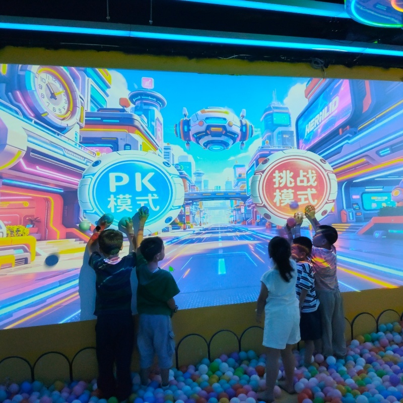 Interactive Smash Ball Games for Kids Entertainment Centers and Indoor Playgrounds