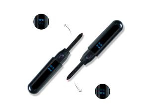 ROHS Mini LCD Display USB Rechargeable Heated Eyelash Brush
