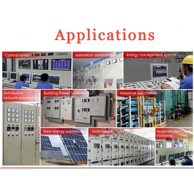 96*96 Digital Multifunction Three-Phase Panel Ammeter RS485 Modbus KWH Meter with Energy Power Features