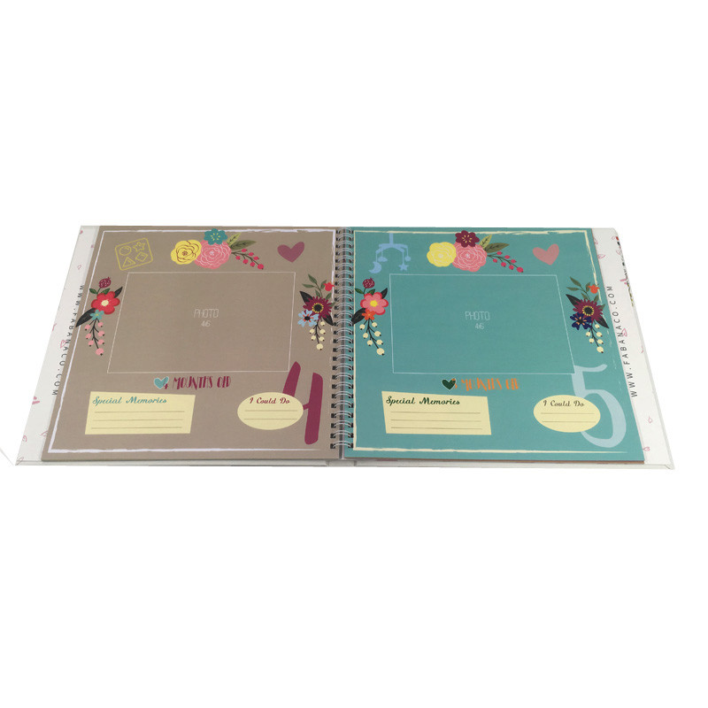 Hardcover Baby Keepsakes Memory Books Offset Printing OEM Service