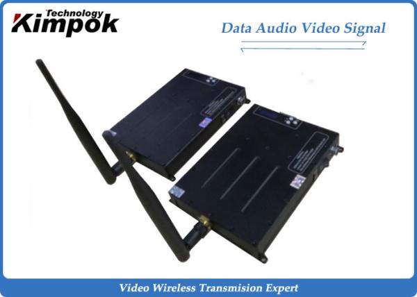 Quality Wireless Video COFDM IP Transmitter Long Range DC12V RJ45 Ethernet for sale