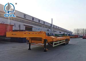 China Q235 Steel 3 Axles Oil Tanker Truck Equipment Low Bed Trailer With Fuwa wholesale