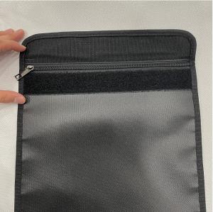 Colored Silicone Coated Fireproof File Bag Storage For Documents, Passport