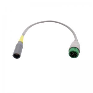 China Comen 12 Pin Spo2 Adapter Cable Spo2 Sensor Extension Wire Grey Color wholesale