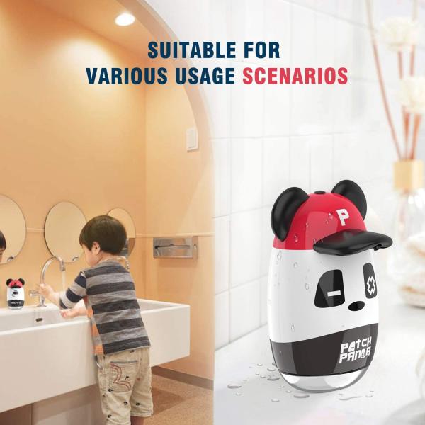 2.6W Red Automatic Soap Dispenser FCC USB Charging Sanitary