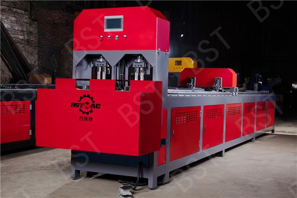 Quality Automatic CNC Pipe Punching Machine For Traffic Guardrail Road Barrier Gate for sale