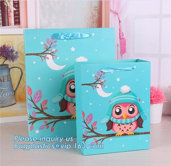 Fashion Custom Printing Luxury Gift Shopping Carrier Paper Bag With Your Own Logo Print,strong twisted handle black leat