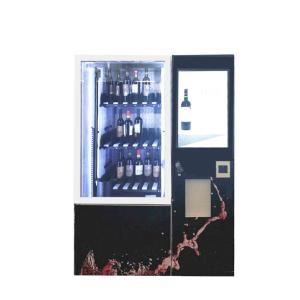 Wine Beer Cola Bottle Juice Automatic Vending Machine Kiosk With Touch Screen and Refrigerator
