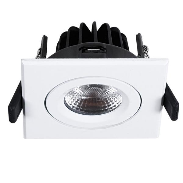 Quality Ceiling Recessed 8W Tiltable LED Downlights COB Chip for sale