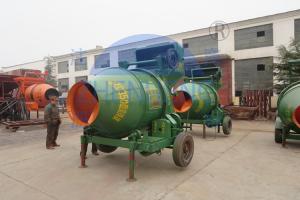 China Low Noise Self Loading Concrete Mixer, Electric Portable JZC350 Concrete Mixer wholesale