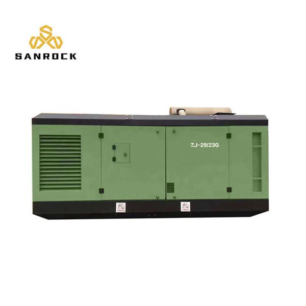Quality Mining Diesel Screw Air Compressor With Wheels Rotary Screw Air Compressor Machine for sale