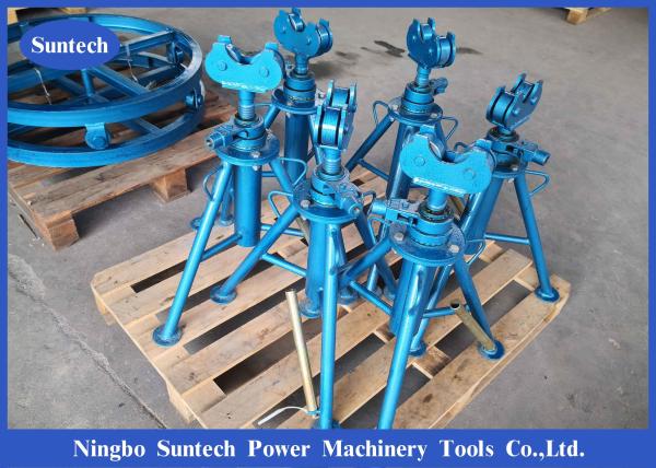 Quality Galvanised Wire Rope Mechanical Simple Cable Drum Reel Stand for sale
