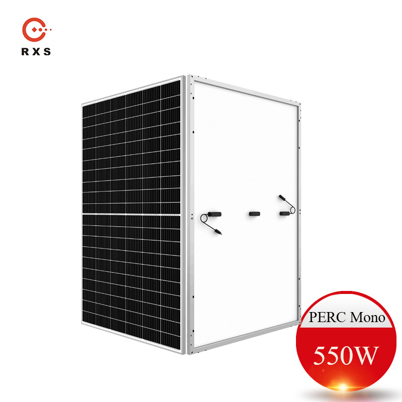 Rixin 10BB Monostalline Solar PV Module PERC 144 Cells Solar Panel Without Frame