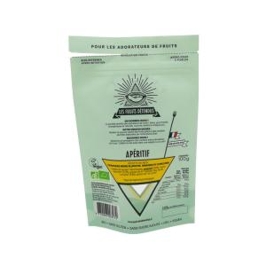 China Custom printed zipper Biodegradable bag, Compostable stand up bag with window wholesale