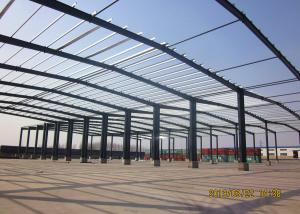 China Pre Engineered Portal Frame Warehouse Multi Span Glass Wool Panel wholesale