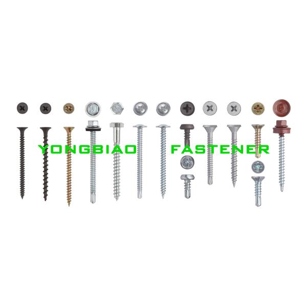 Color Zinc Plated Carbon Steel Anchor Bolts & Hexagon Flange Nuts for Industrial Applications