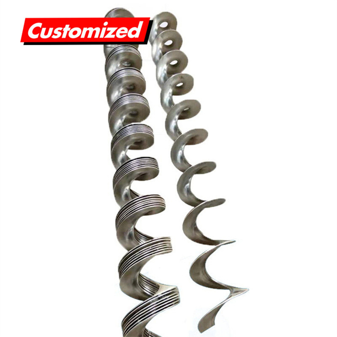 Stainless Steel Spiral Screw Conveyor spiral screw conveyor ss screw conveyor grain screw conveyor 7