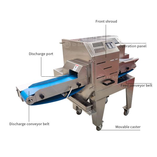 Easy Operation Marinated Meat Cutting Machine Cooked Meat Cutter Cheese Slicing Machine