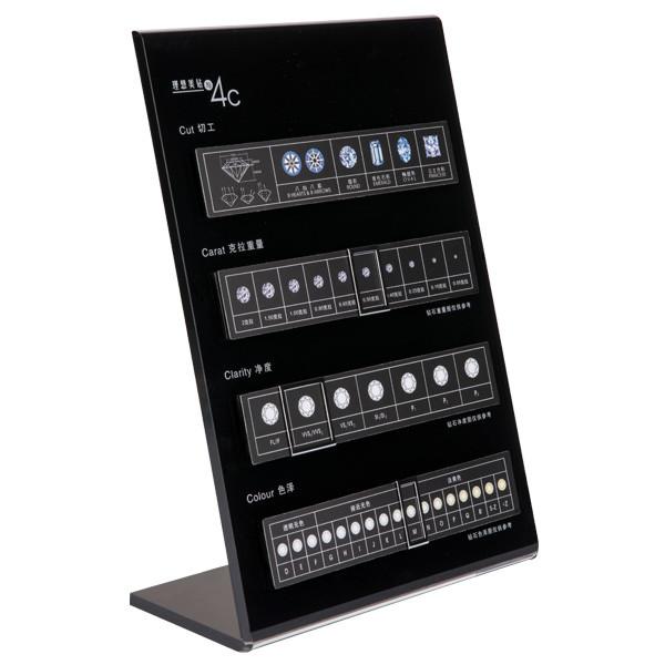 Quality Sturdy Portable Mm To Carat Chart , High Strength Actual Diamond Size Chart for sale
