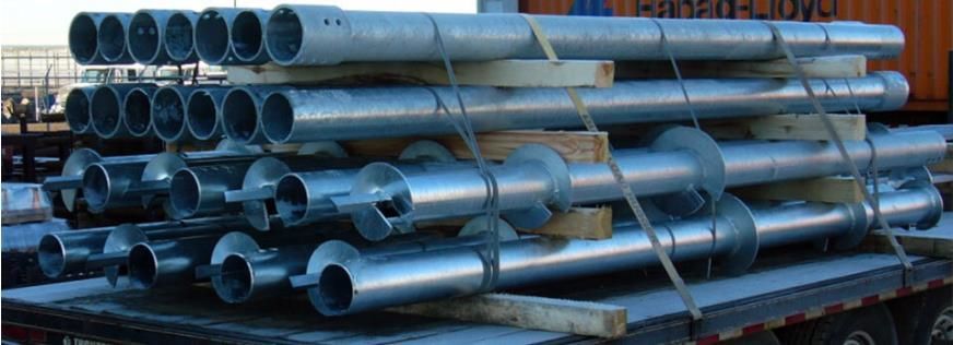 Foundation Repair Solutions Hot-DIP Galvanized Helical Piers Anchor