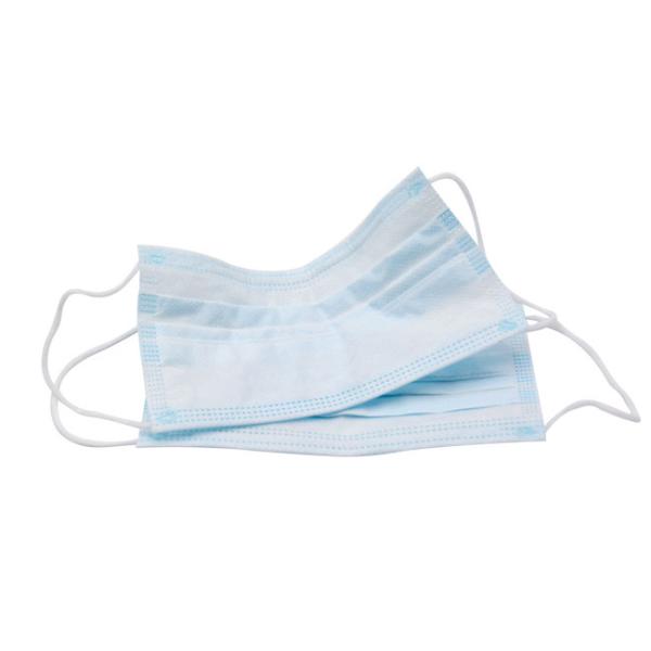 Non Woven 3 Ply Disposable Earloop Face Mask Multi Layered Stereo Design