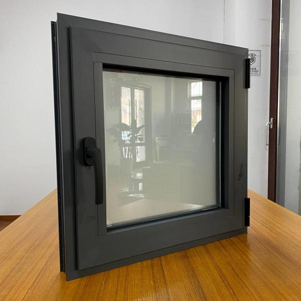 Water proof Heat Insulation Aluminum Tilt And Turn Windows With Mosquito net