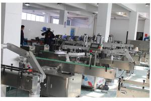 Full Automatic Label Applicator Machine For Bottles Servo Motor Driven