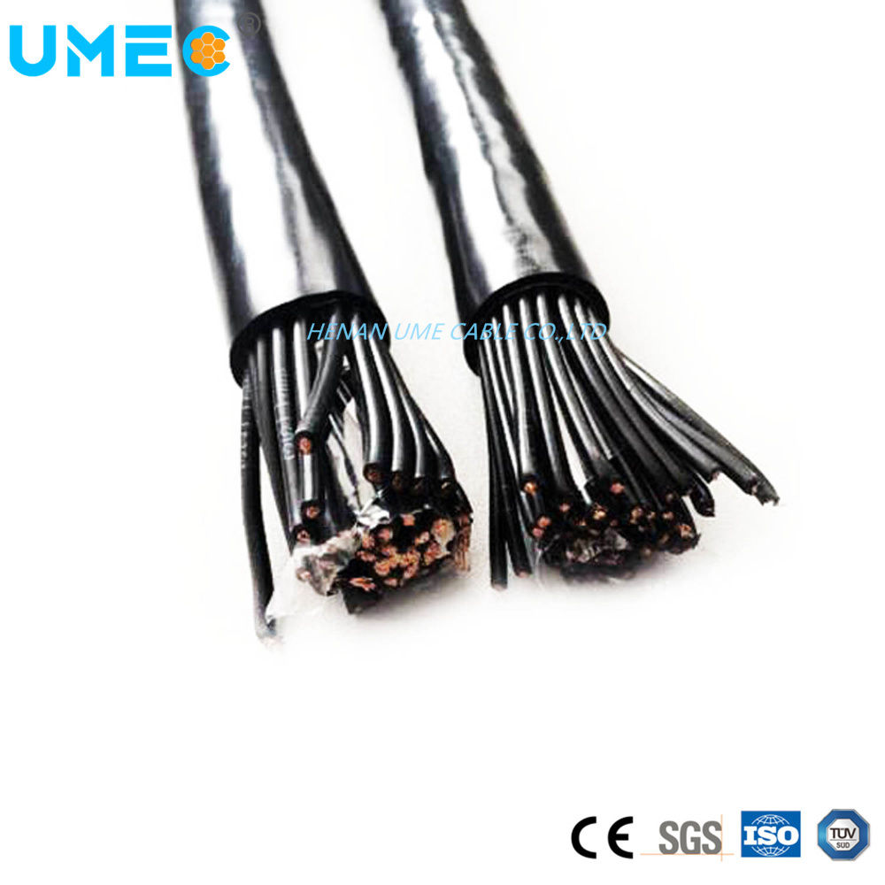 Black Yellow Grey Instrument Control Cable Free-Oxygen Copper Conductor4/10/7/61core Kvv Kvvp Control Cable