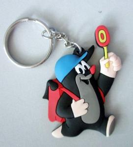 China Key Cover Soft PVC Customized Key Chains / Rubber Keychain for Decoration or Souvenir wholesale