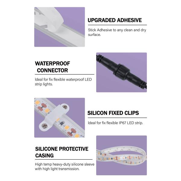 12V WS2811 60Leds Magic Digital Multi Color 5050 Addressable RGB LED Strip Pixel Warm White IP20 Decor Controller